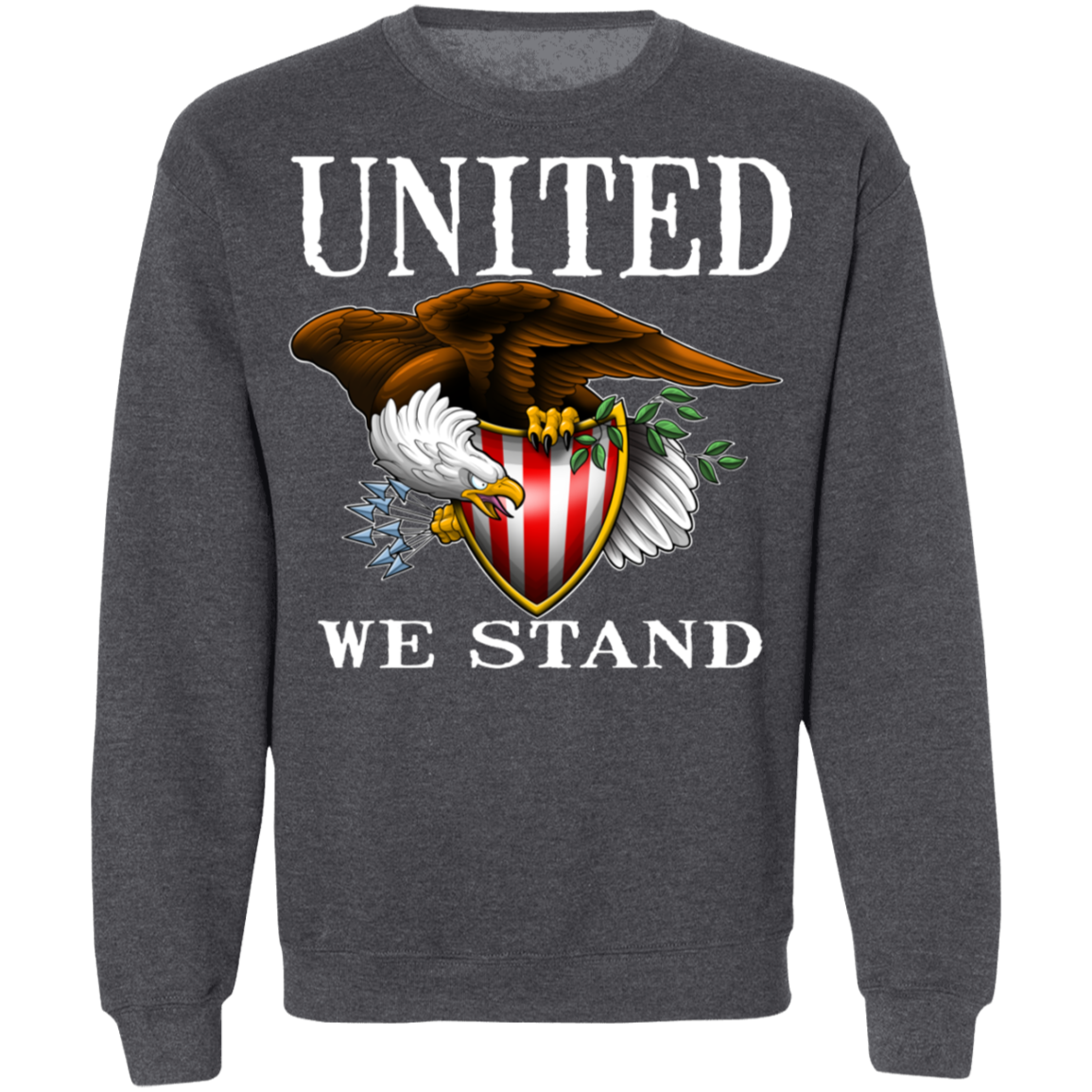 United We Stand Bald Eagle Crewneck Sweatshirt
