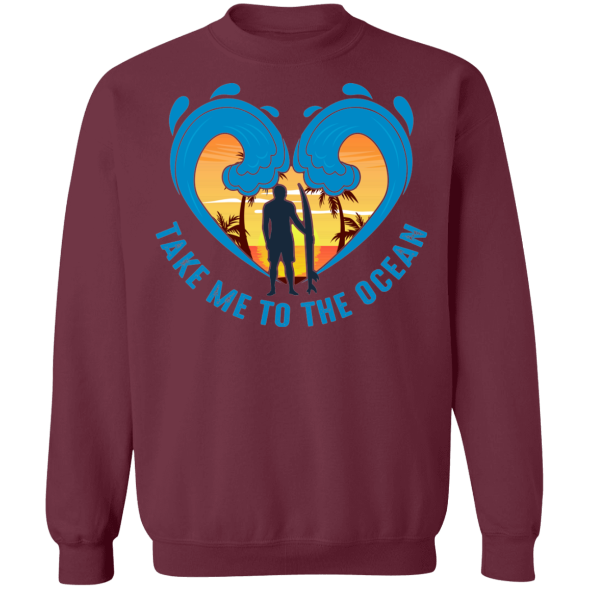 Take Me To The Ocean Crewneck Sweatshirt