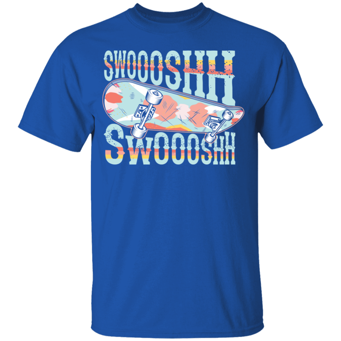 Swoosh Swoosh Skateboarding Skateboarder Youth T-Shirt