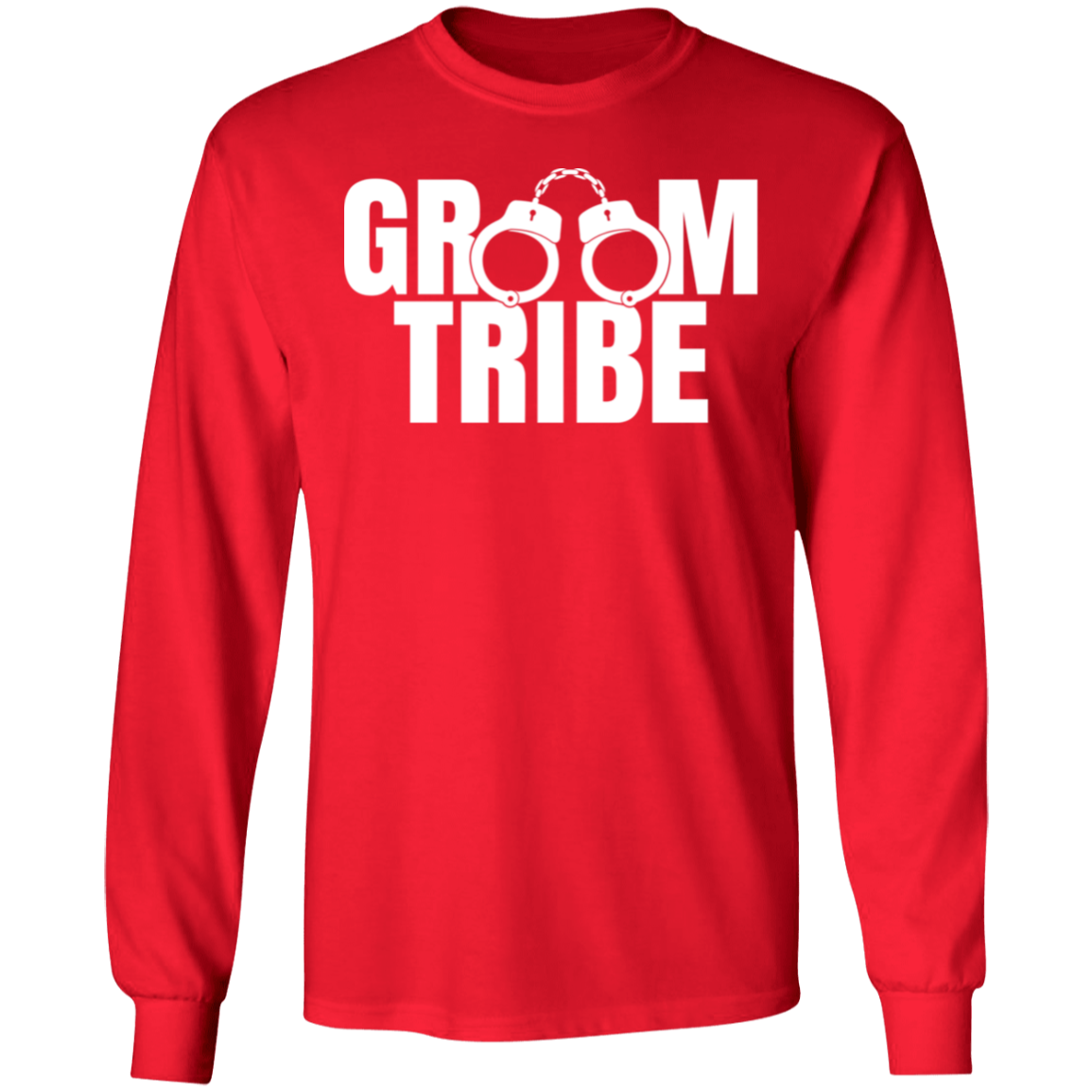 Bachelor Party Wedding Funny Groom Tribe Long Sleeve T-Shirt