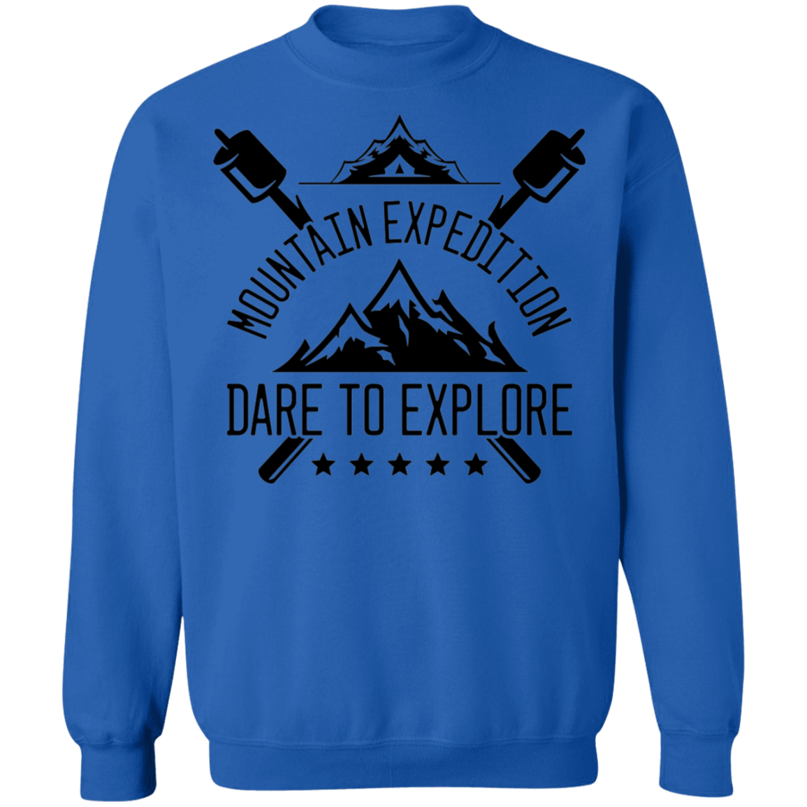 Mountain Expedition Dare to Explore Camping Crewneck Sweatshirt