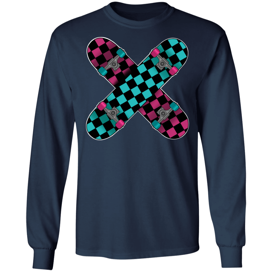 Retro Skateboards Skateboarding Long Sleeve T-Shirt