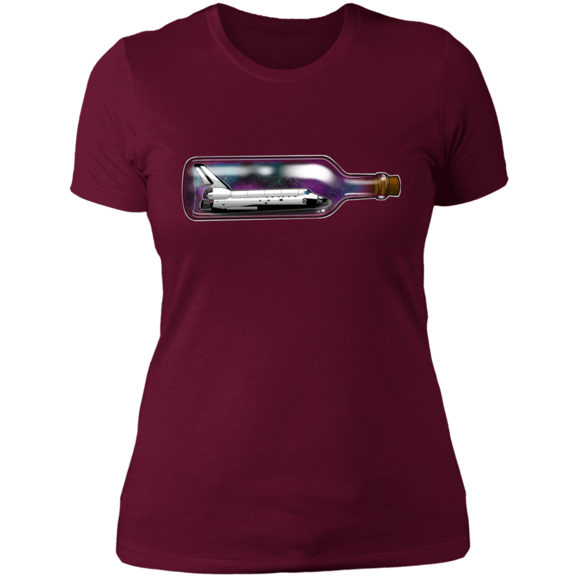 Spacecraft in a Bottle Spaceship Women's T-Shirt
