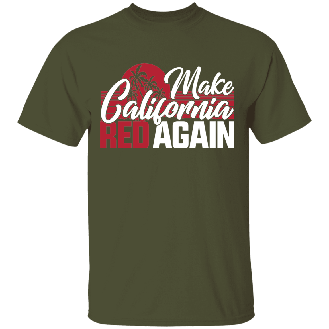 Make California Red Again Republican T-Shirt