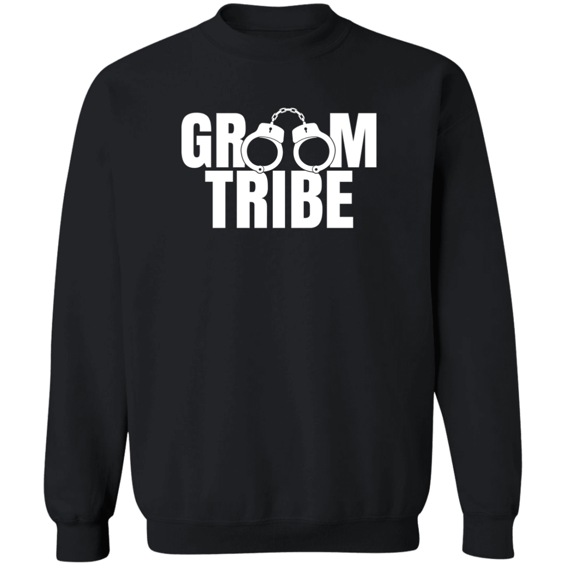 Bachelor Party Wedding Funny Groom Tribe Crewneck Sweatshirt