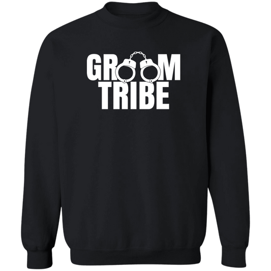 Bachelor Party Wedding Funny Groom Tribe Crewneck Sweatshirt