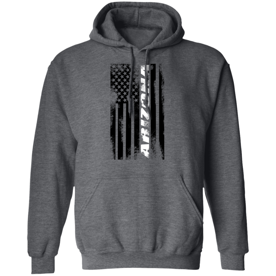 Arizona AZ American Flag Pullover Hoodie