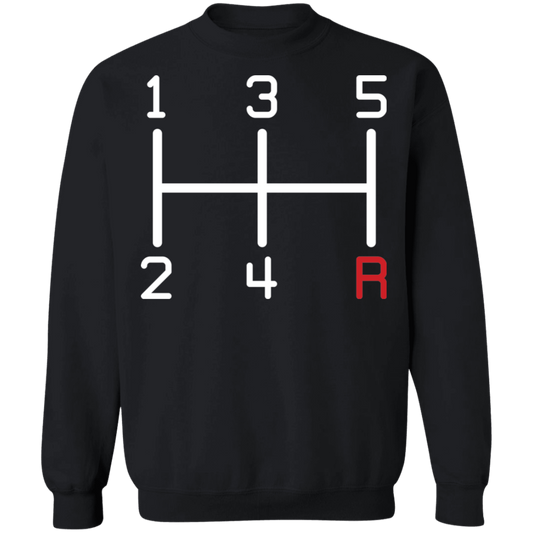 5-Speed Manual Stick Shift Crewneck Sweatshirt