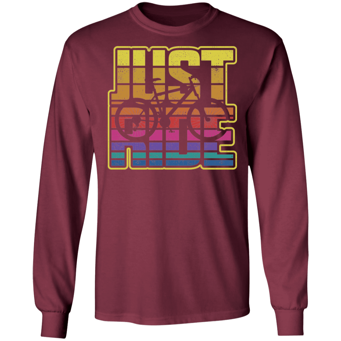 Just Ride Mountain Bike Biking Long Sleeve T-Shirt