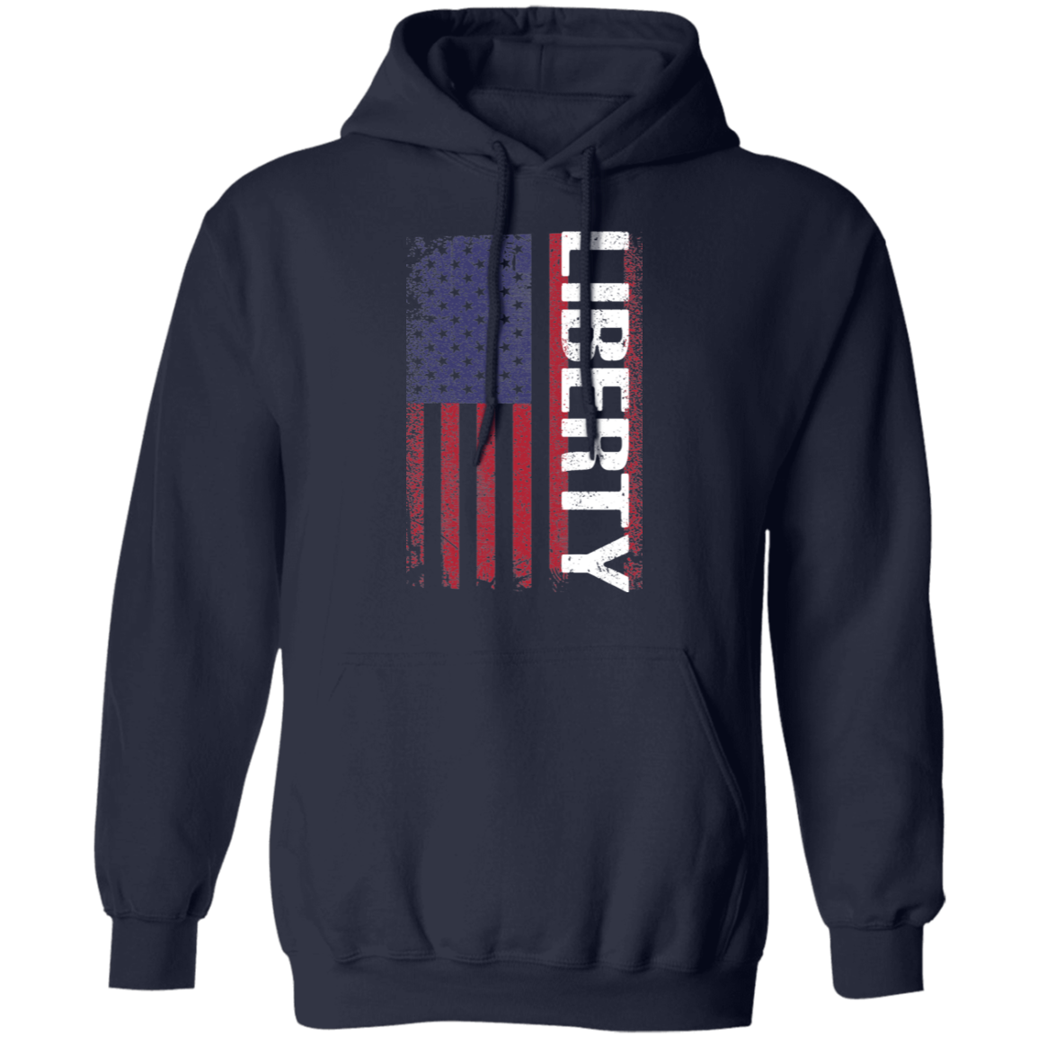 Liberty American Flag USA  Pullover Hoodie