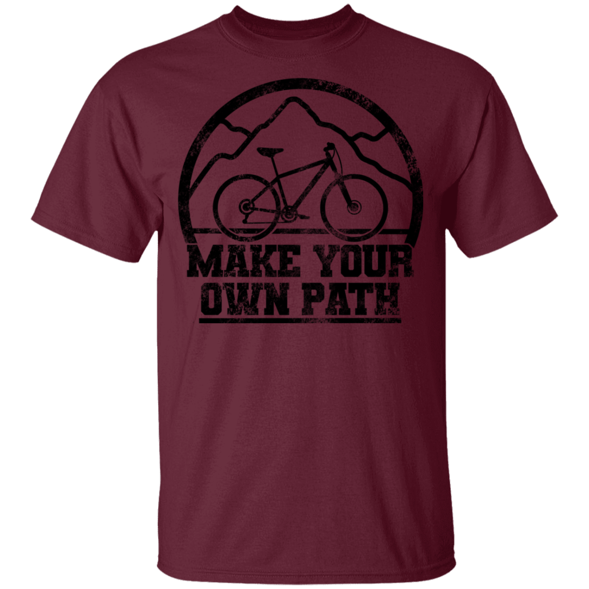 Make Your Own Path Mountain Biking Youth T-Shirt