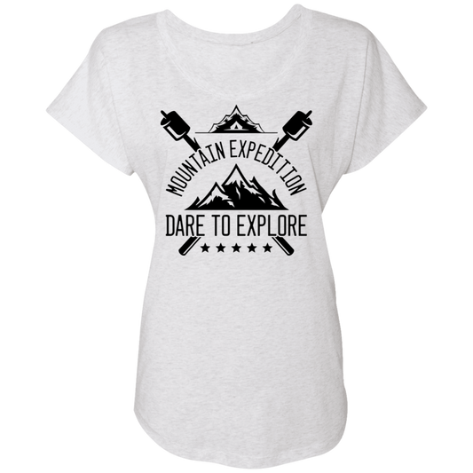 Mountain Expedition Dare To Explore Camping Women's Dolman Sleeve