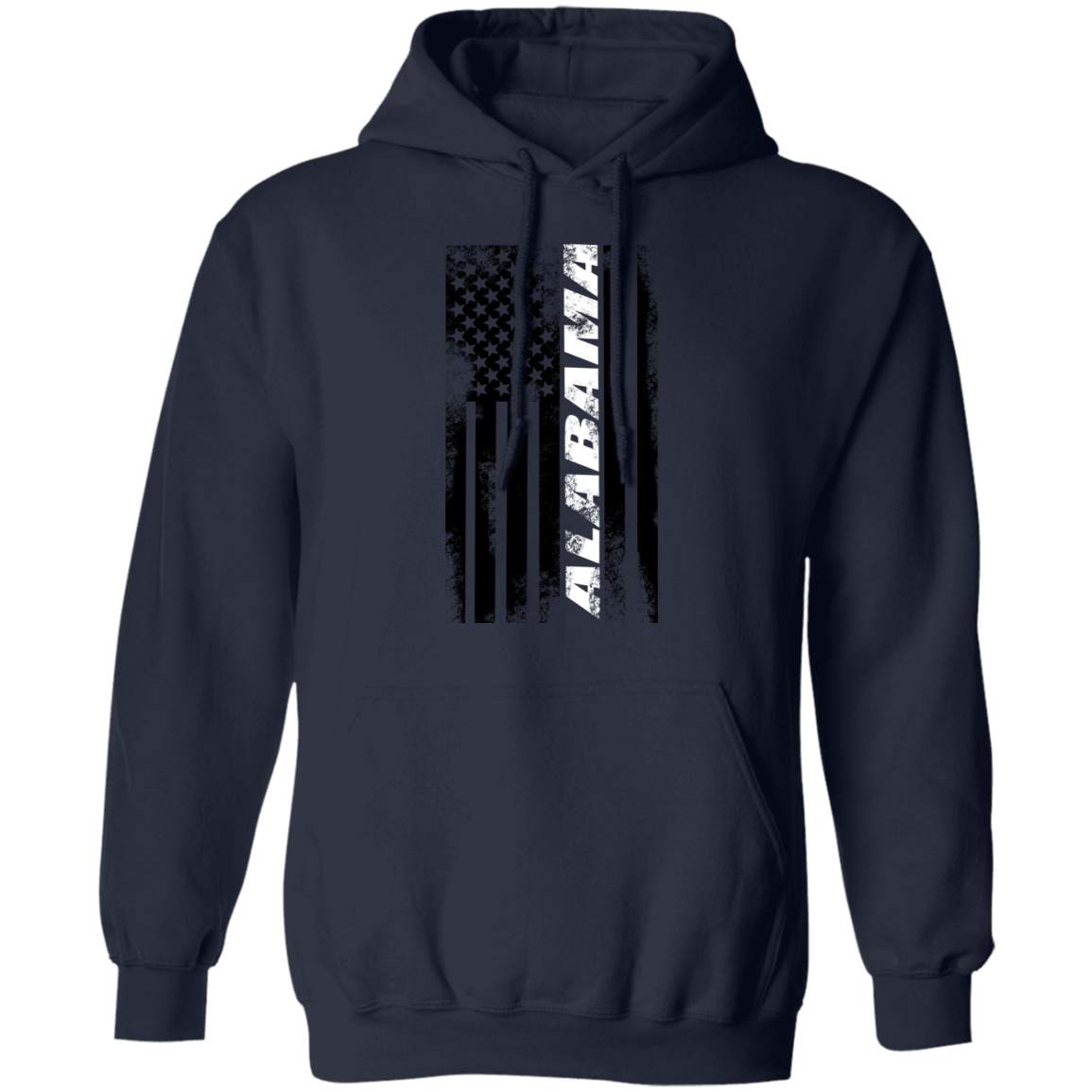 Alabama American Flag Pullover Hoodie