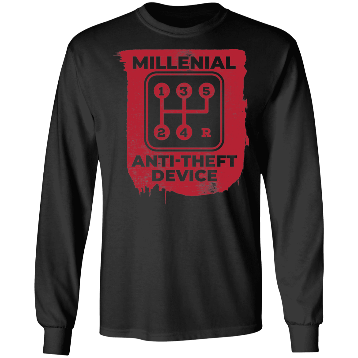 Millennial Anti-Theft Device Long Sleeve T-Shirt