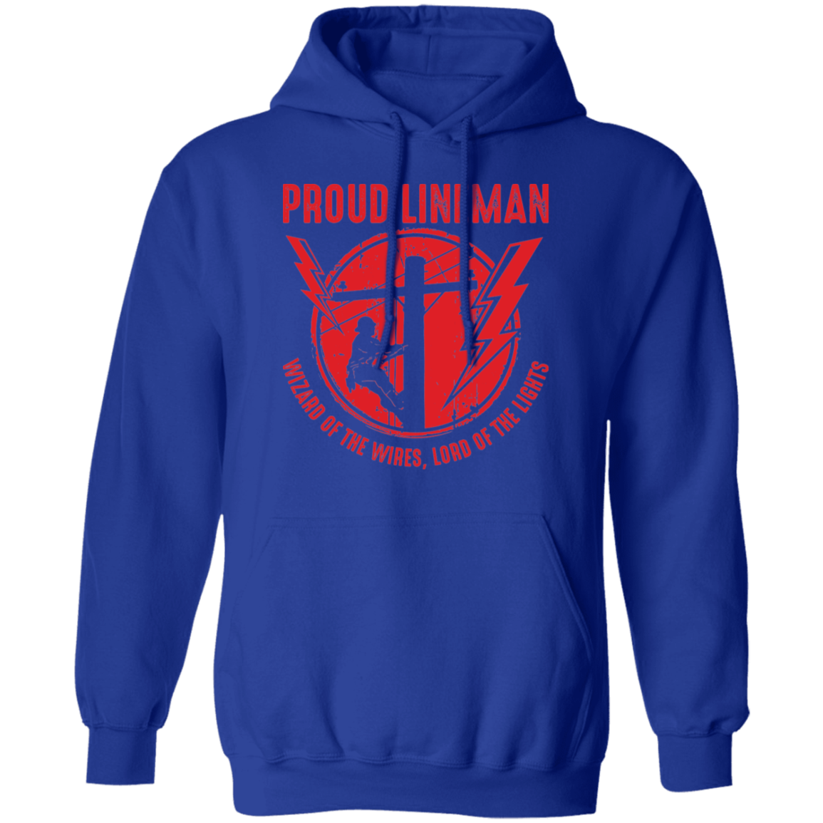 Proud Lineman Pullover Hoodie