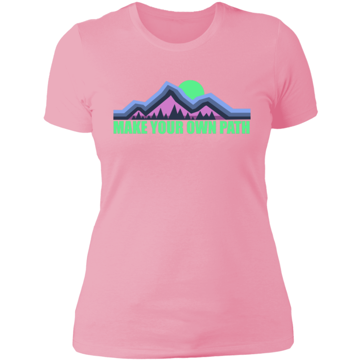 Women's Make Your Own Path Hiking Camping Nature T-Shirt