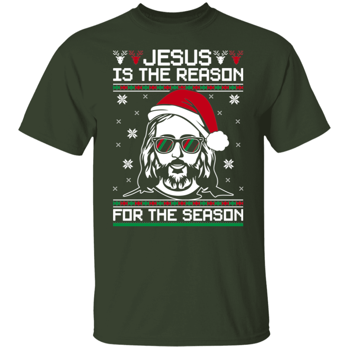 Jesus Is the Reason For The Season Ugly Christmas Party T-Shirt