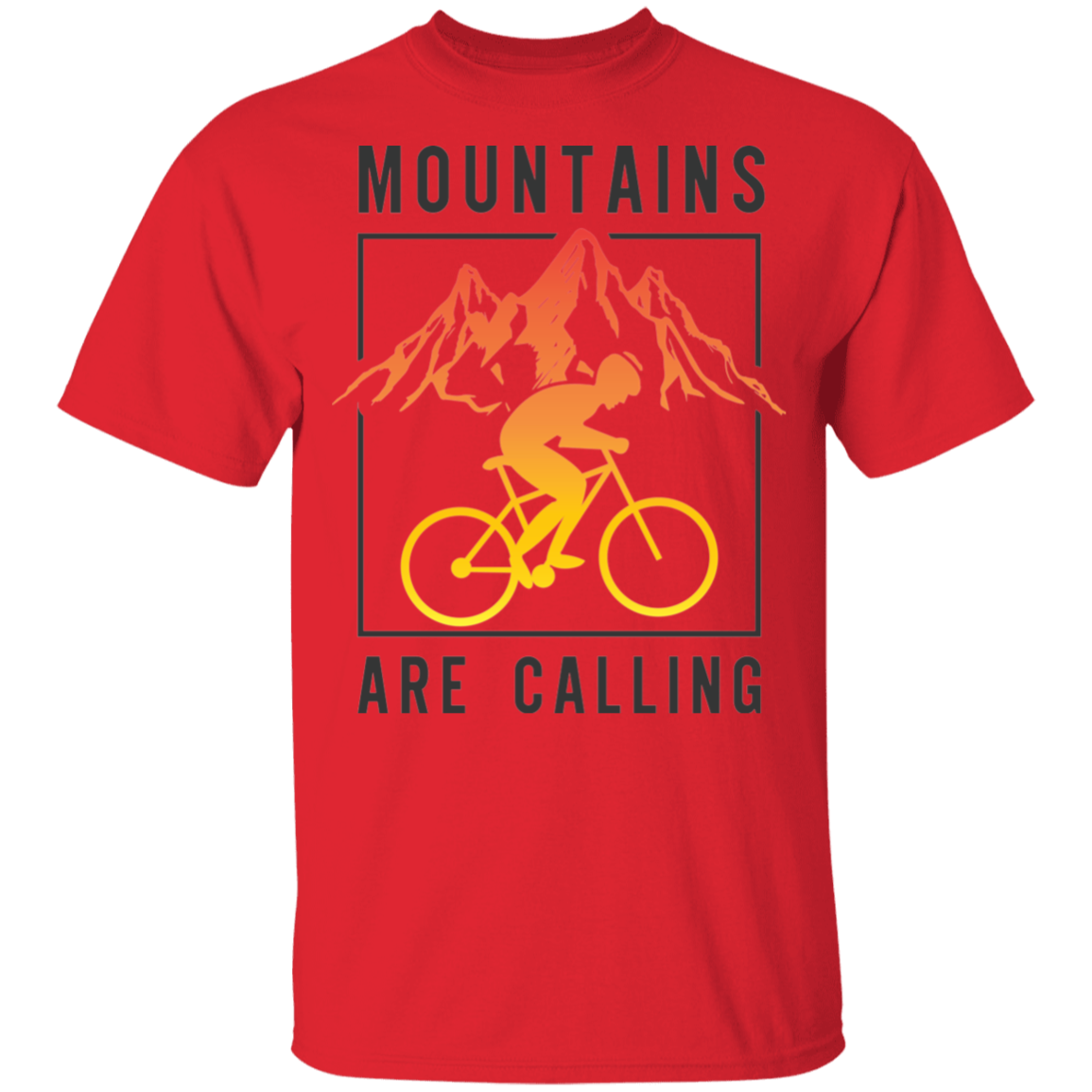 Mountains Are Calling Mountain Biking Youth T-Shirt