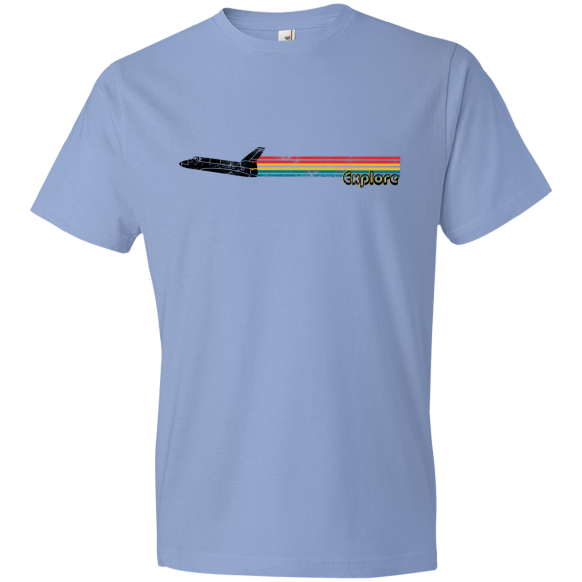 Youth Space Rocket Ship Explorer Lightweight T-Shirt