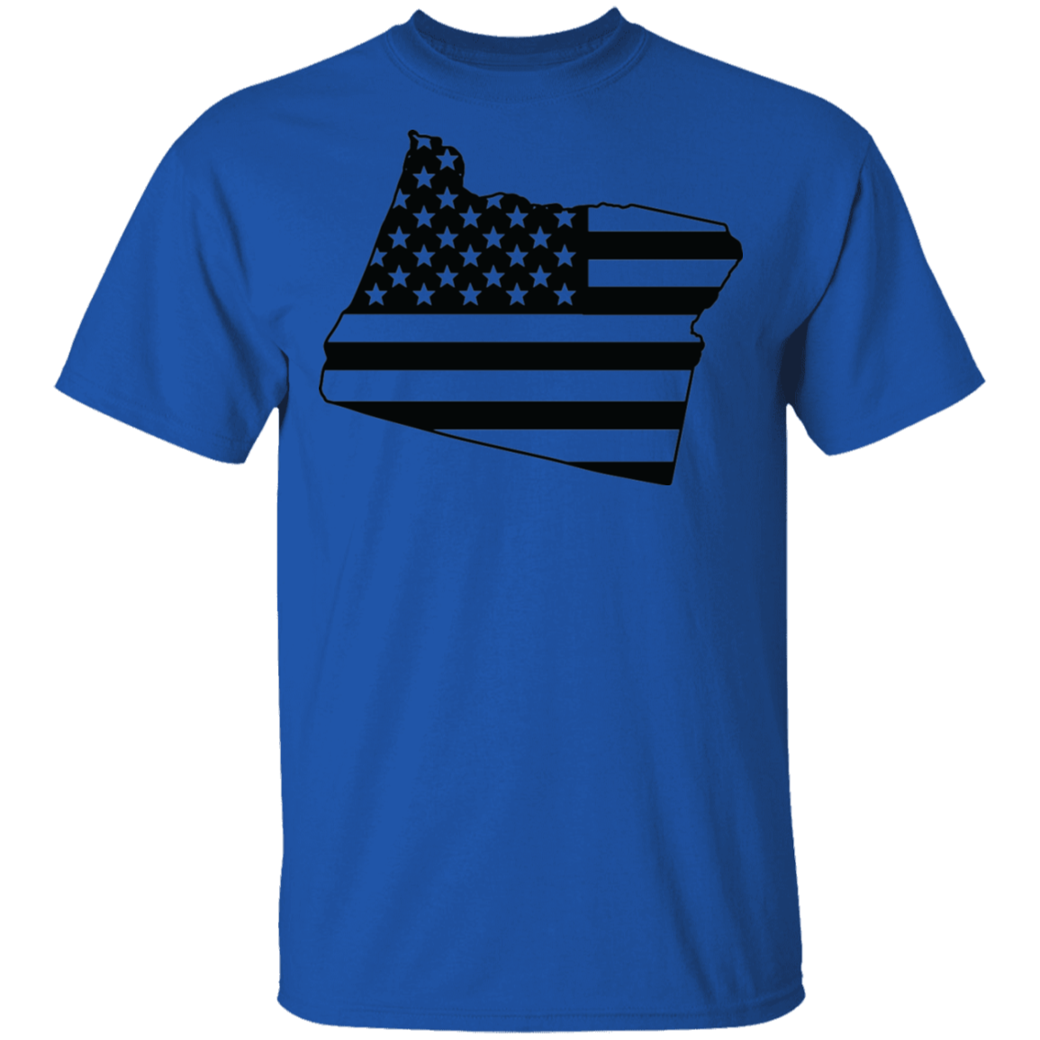 Oregon State American Flag Pride T-Shirt