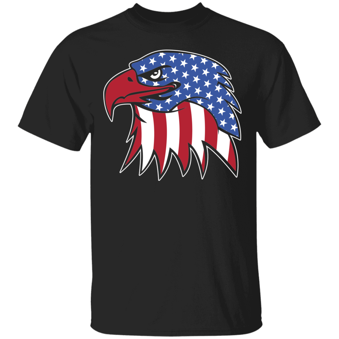 Bald Eagle American Flag USA T-Shirt