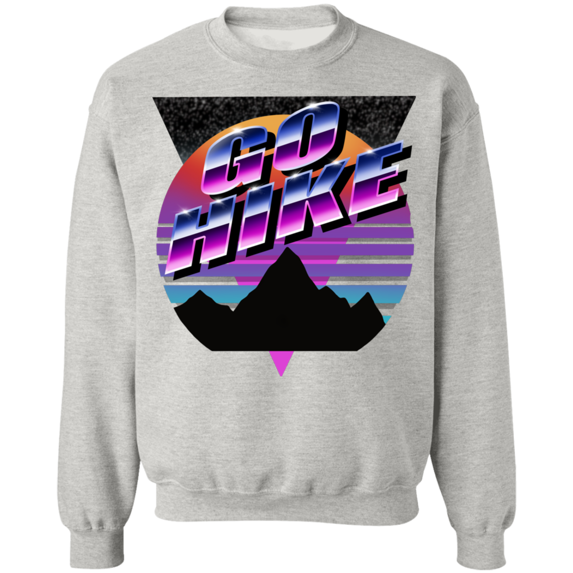 Go Hike Outdoor Nature Crewneck Sweatshirt