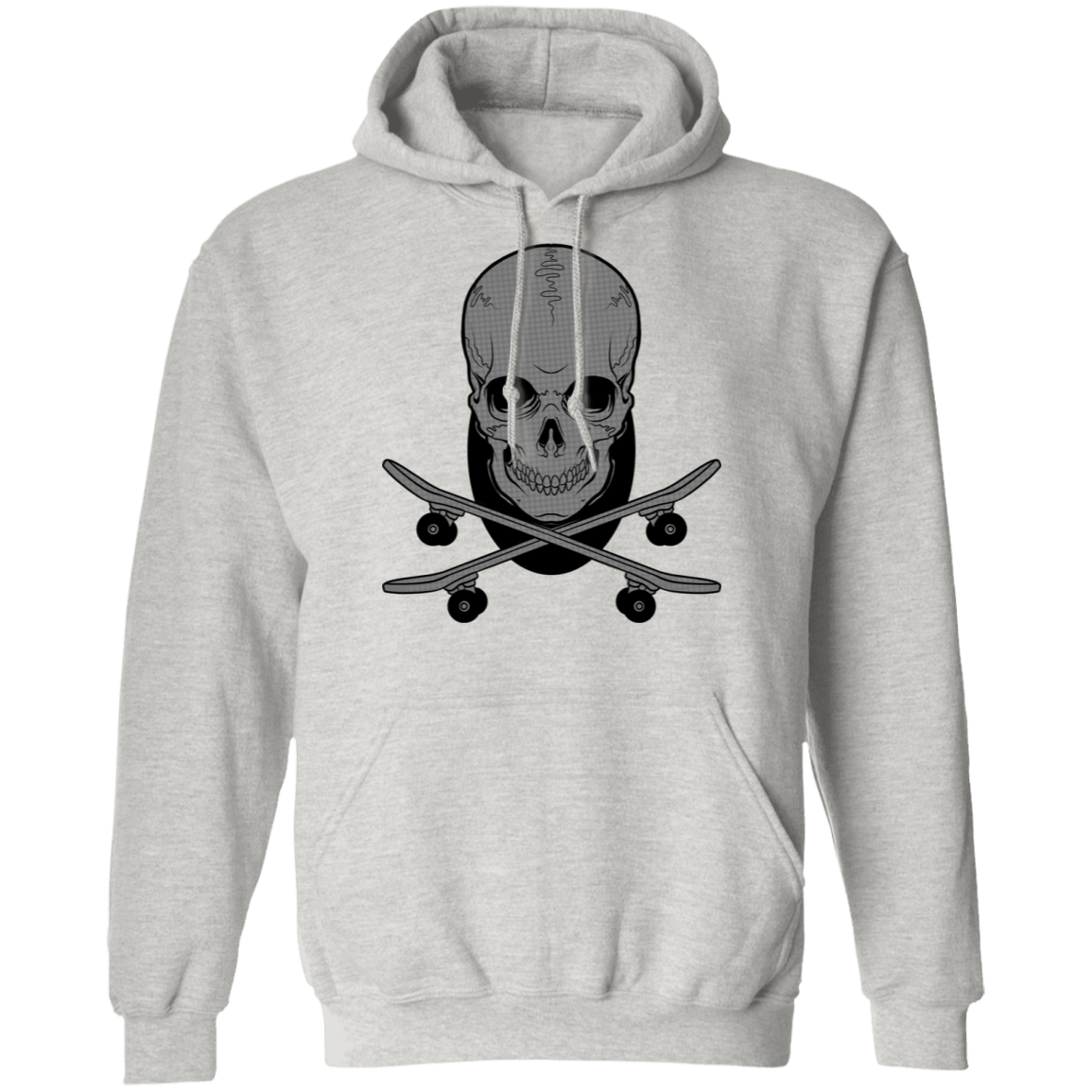 Skeleton Skateboarding Skateboard Shred Pullover Hoodie