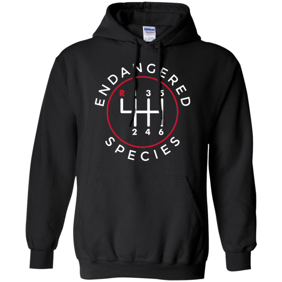 Endangered Species Manual Shift Stick Hoodie