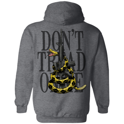 We the People Don't Tread on Me Gadsden Flag Double Sided Pullover Hoodie