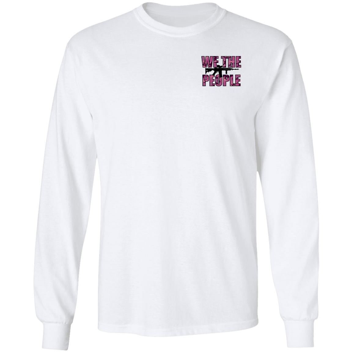 We the People United We Stand Double Sided Long Sleeve T-Shirt