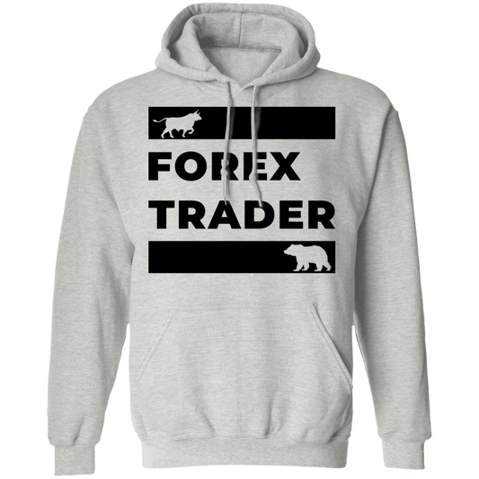 Forex Trader Bull Bear Technical Analysis Pullover Hoodie