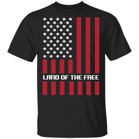 Land of the Free American Flag USA T-Shirt