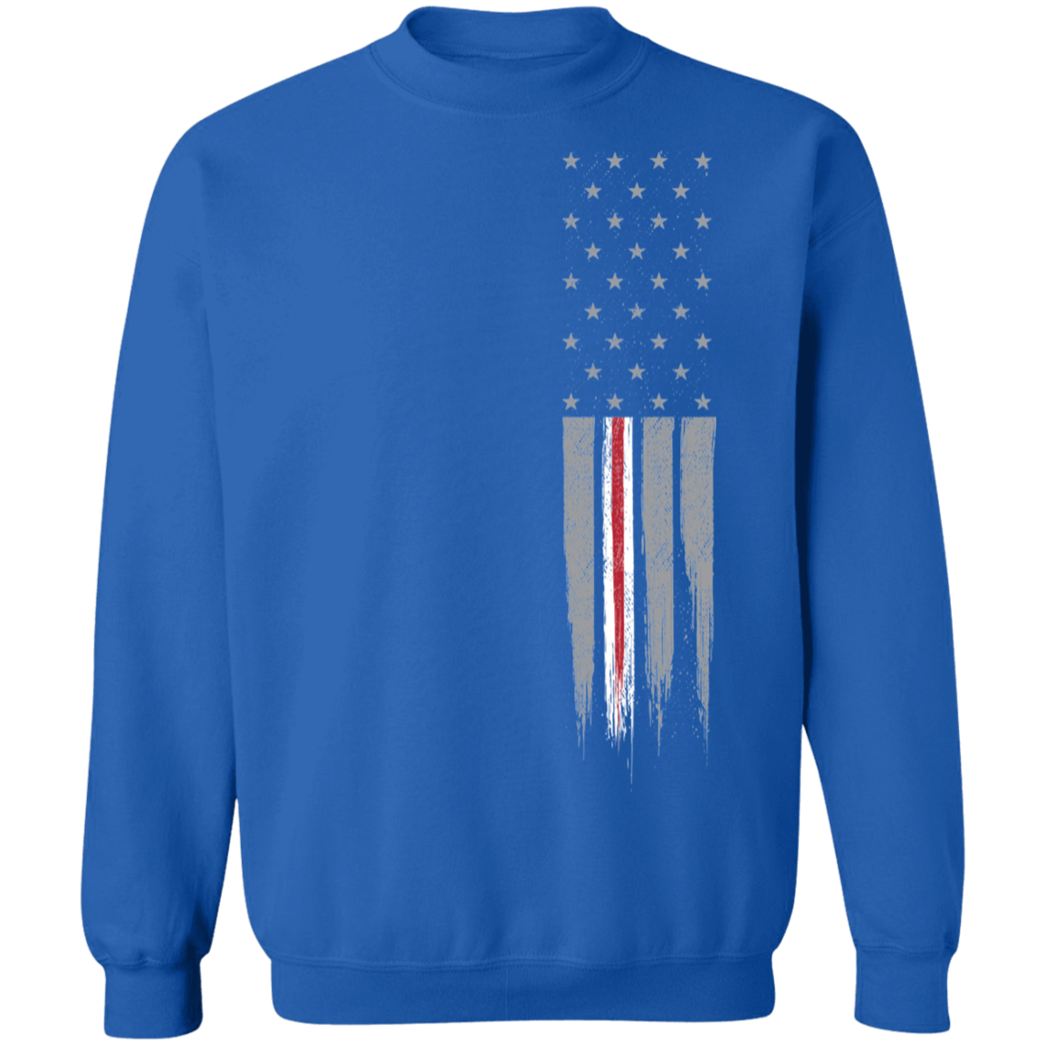 Nurse Medical Thin Line American Flag Crewneck Sweatshirt