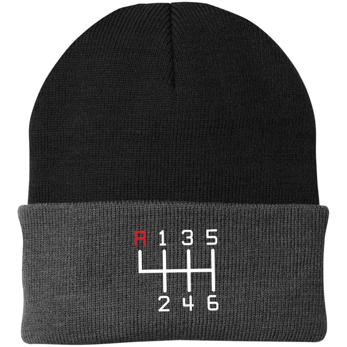 6 Speed Manual Stick Shift Beanie Cap