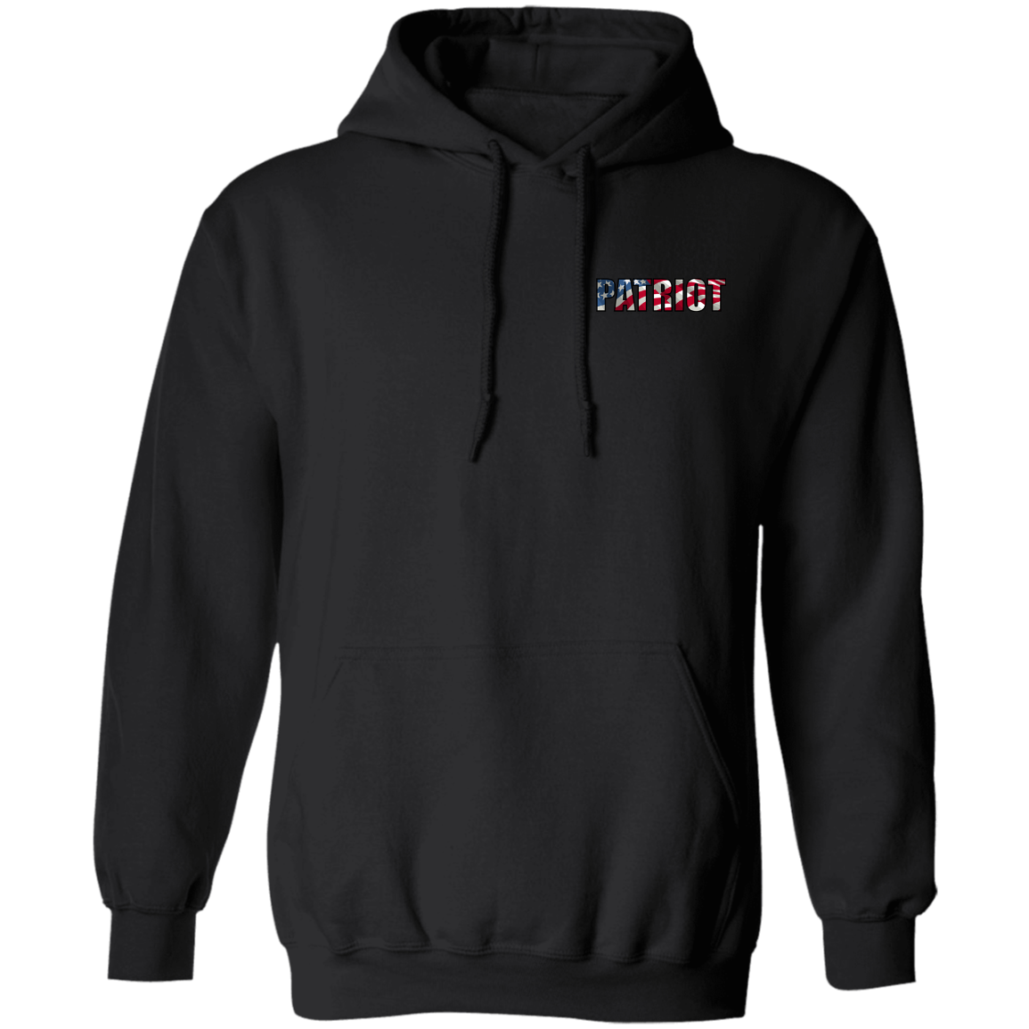 Patriot American Bald Eagle Double Sided Pullover Hoodie