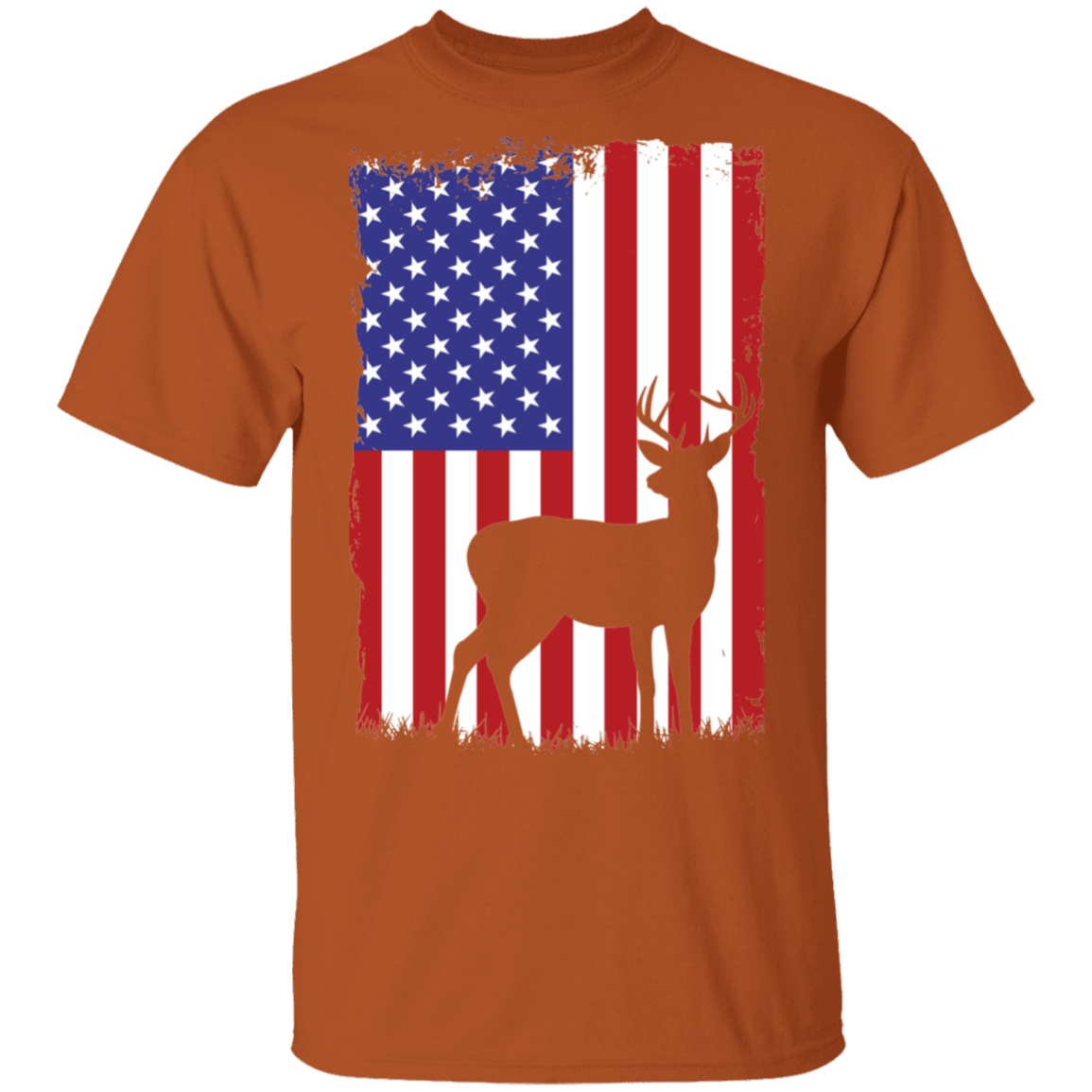 Hunting American Flag T-Shirt