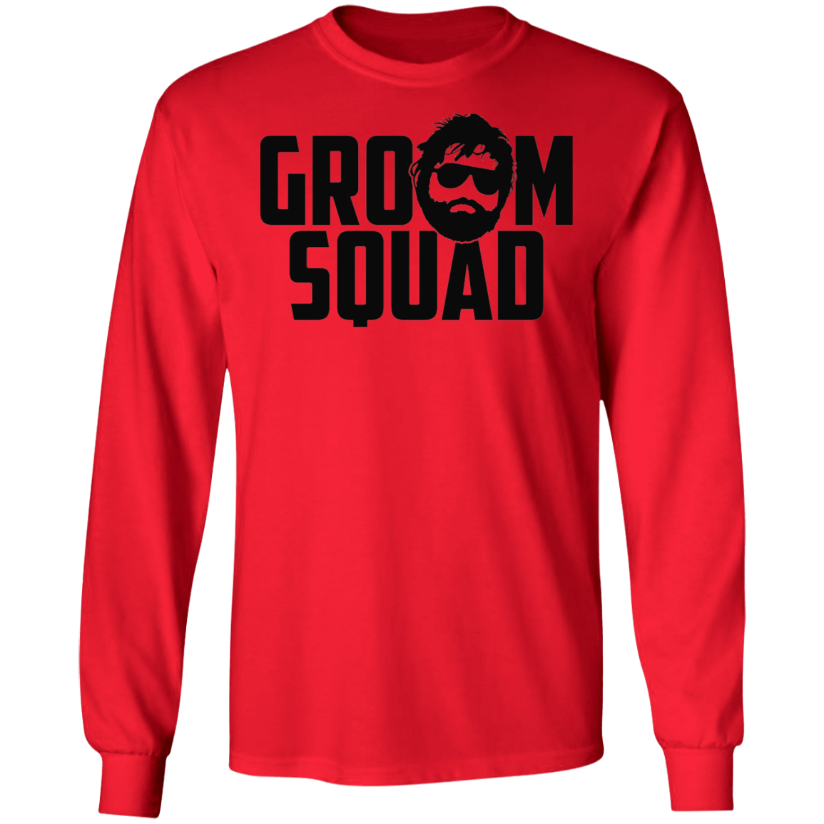 Bachelor Party Wedding Groom Squad Long Sleeve T-Shirt