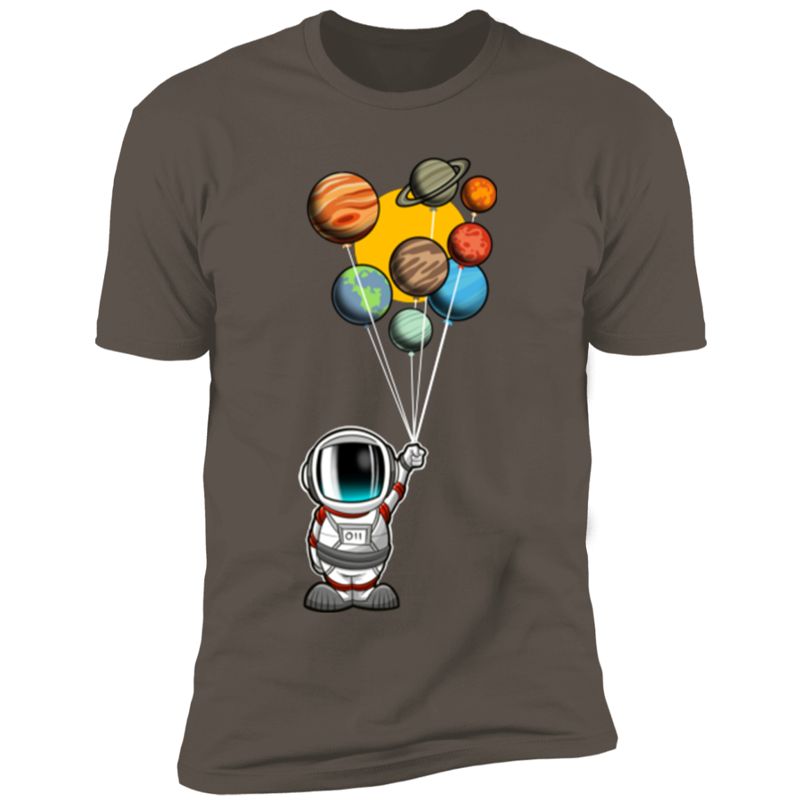 Astronaut Balloon Soft Short Sleeve T-Shirt