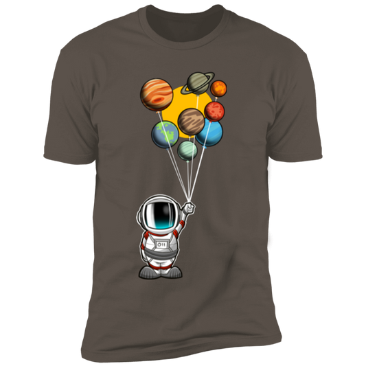 Astronaut Balloon Soft Short Sleeve T-Shirt