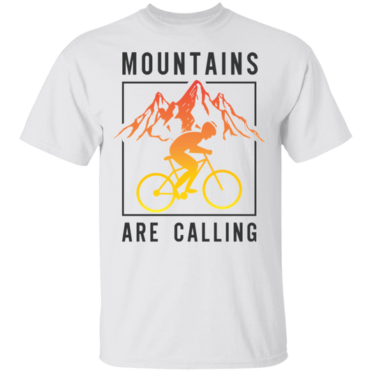 Mountains Are Calling Mountain Biking T-Shirt