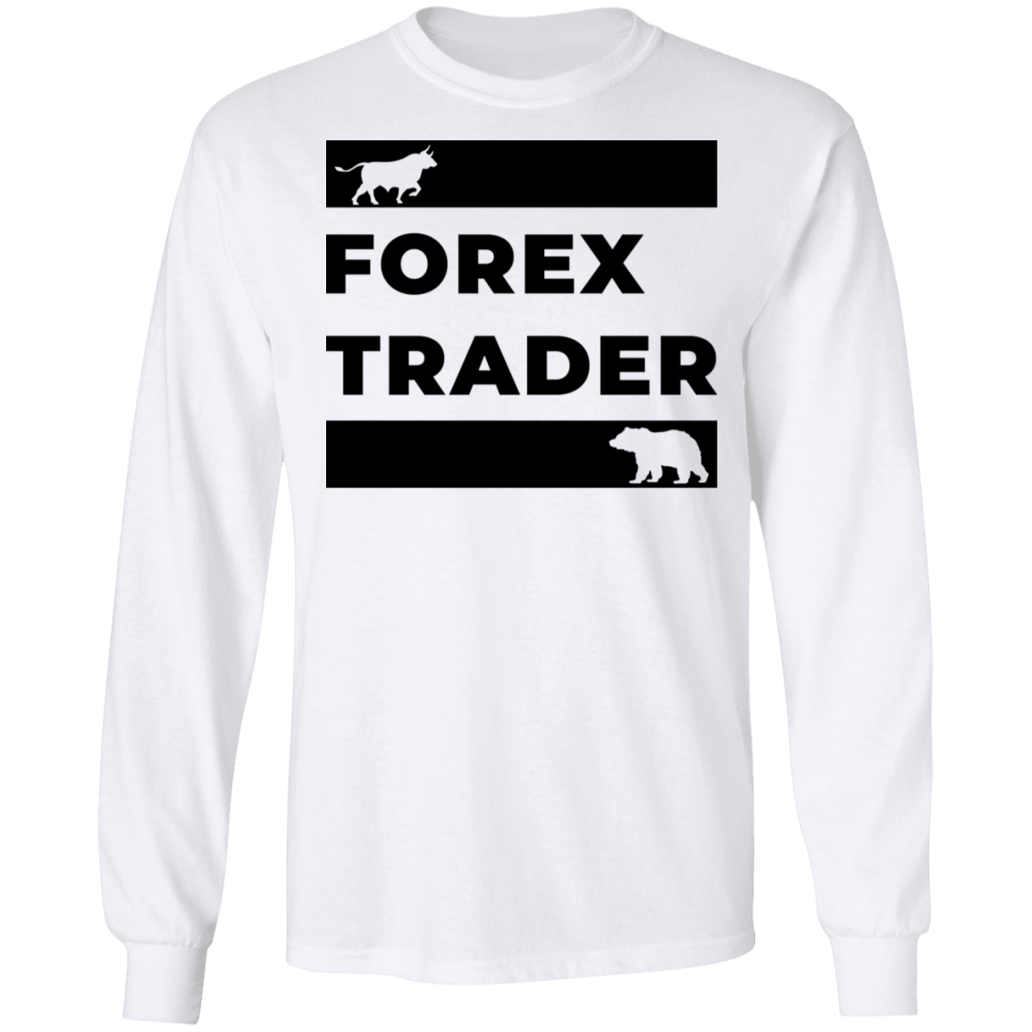 Forex Trader Trading Technical Analysis Long Sleeve T-Shirt