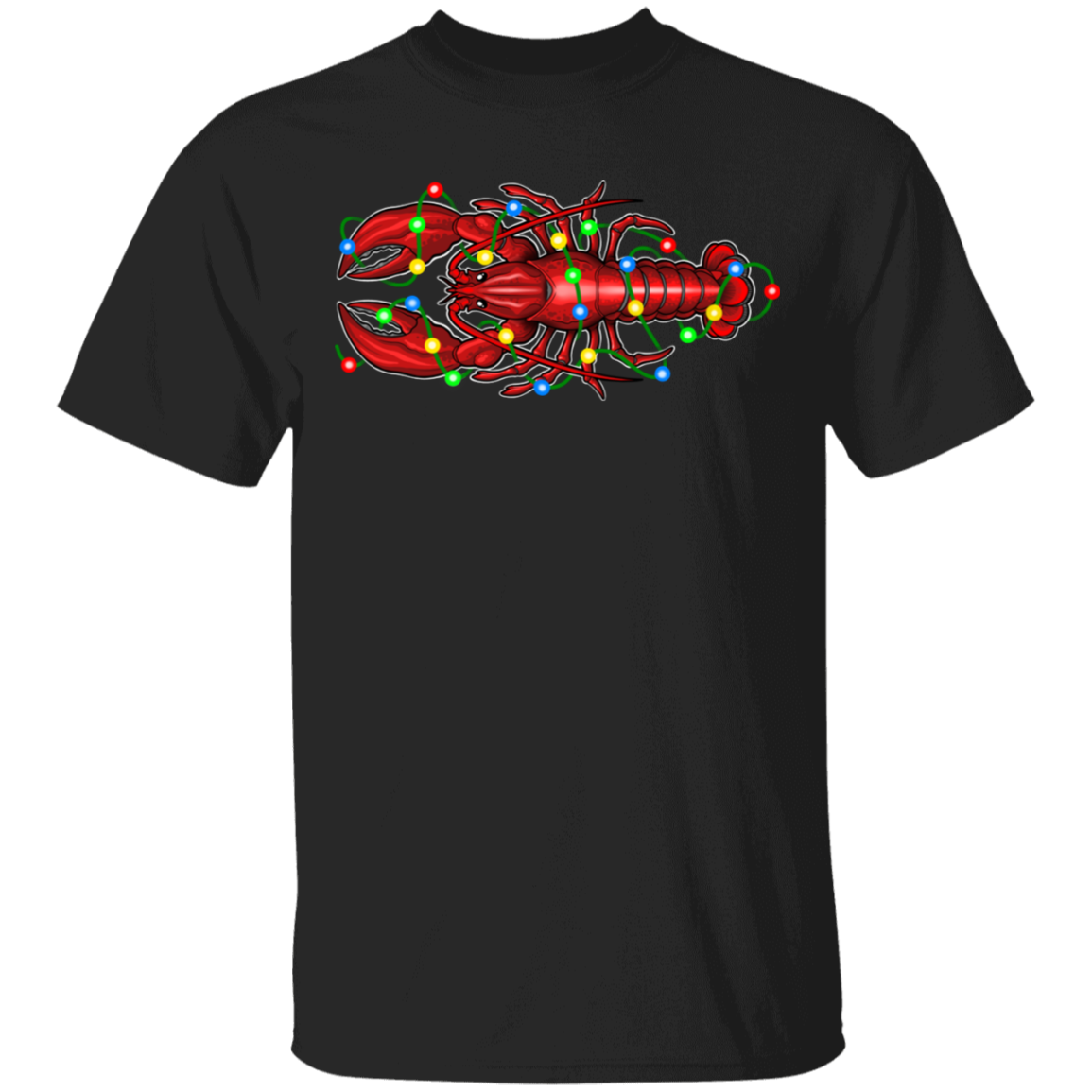 Lobster Merry Christmas Saltwater T-Shirt