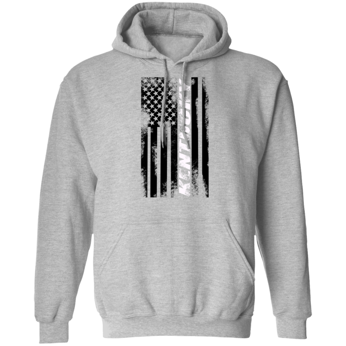 Kentucky American Flag Pullover Hoodie