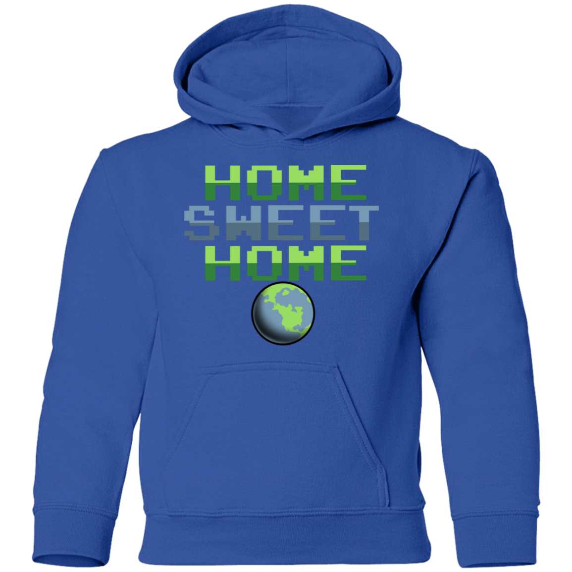 Youth Space Planet Earth Home Sweet Pullover Hoodie