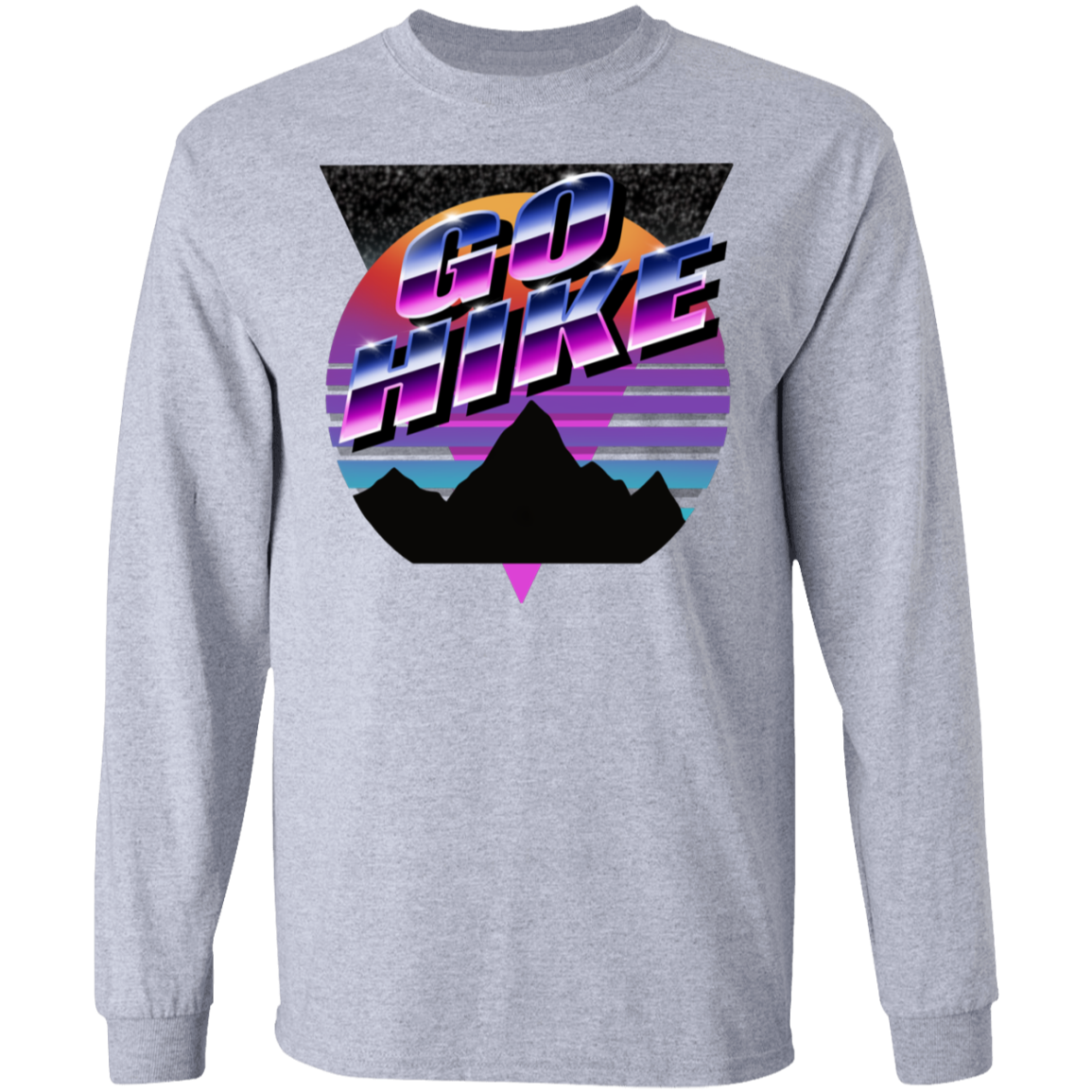 Go Hike Outdoor Nature Long Sleeve T-Shirt