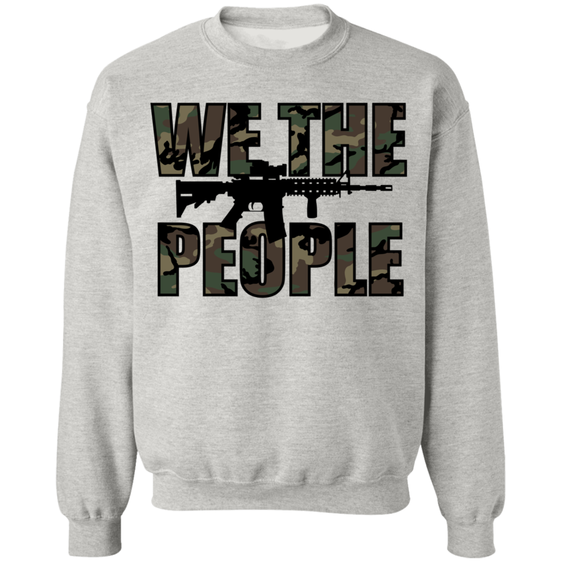 We The People Camouflage Crewneck Sweatshirt