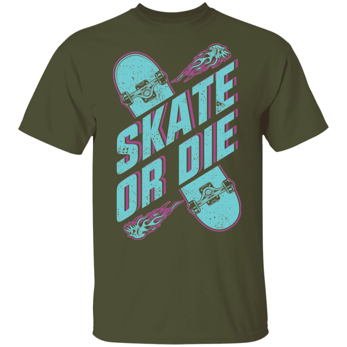 Skate Or Die Skateboarding Skateboard T-Shirt