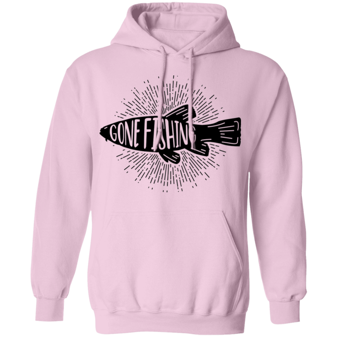 Gone Fishing Pullover Hoodie