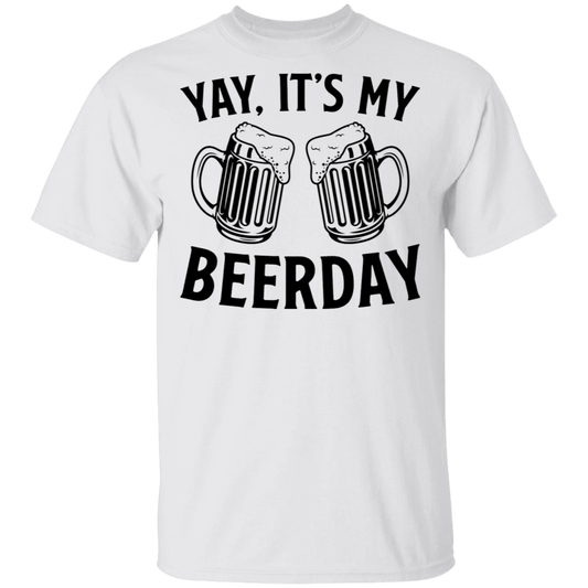 Yay, It's My Beerday Birthday T-Shirt