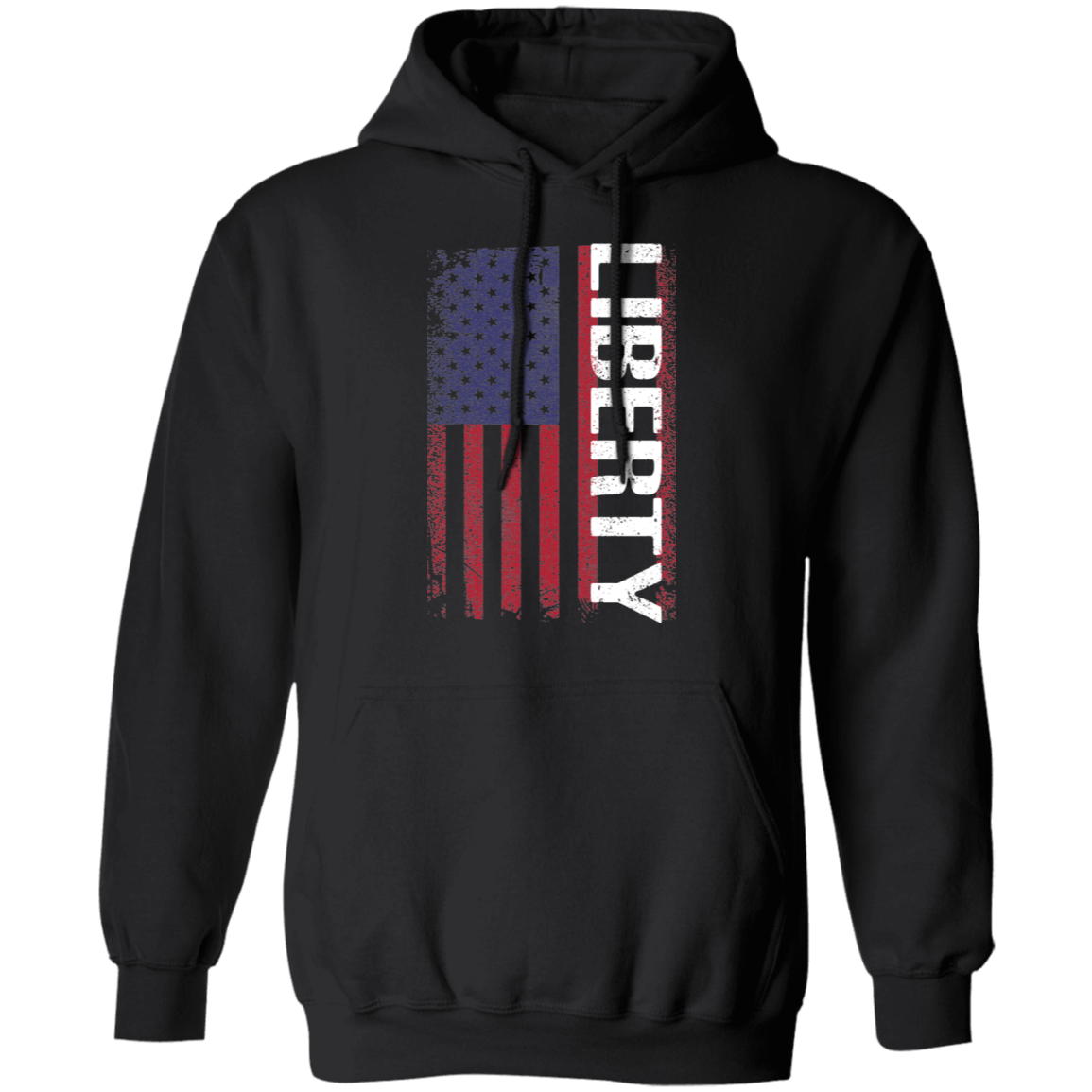 Liberty American Flag USA  Pullover Hoodie
